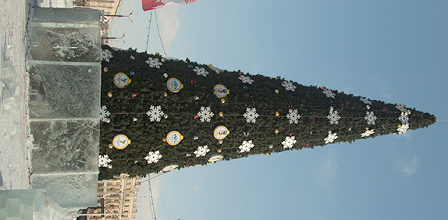 Световое новогоднее оформление городской елки города Челябинска Световое новогоднее оформление городской елки города Челябинска