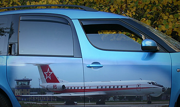 Skoda Roomster печатная аэрография Skoda Roomster печатная аэрография